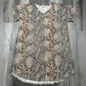Texas True Threads Snakeskin Print Dress - Sz Women’s Large